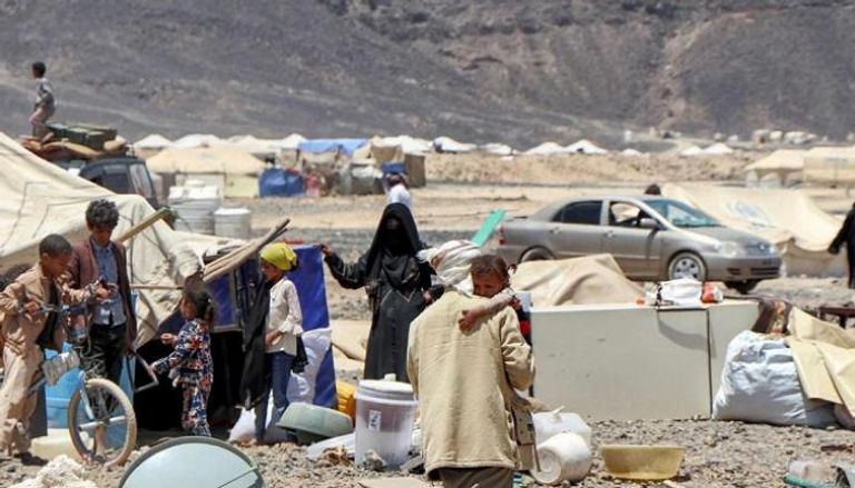 مخيمات النازحين في اليمن- أرشيفية