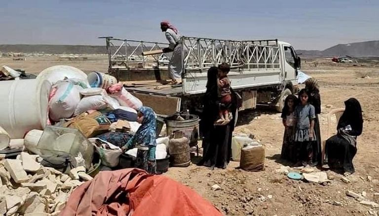 مخيمات النازحين في اليمن- أرشيفية