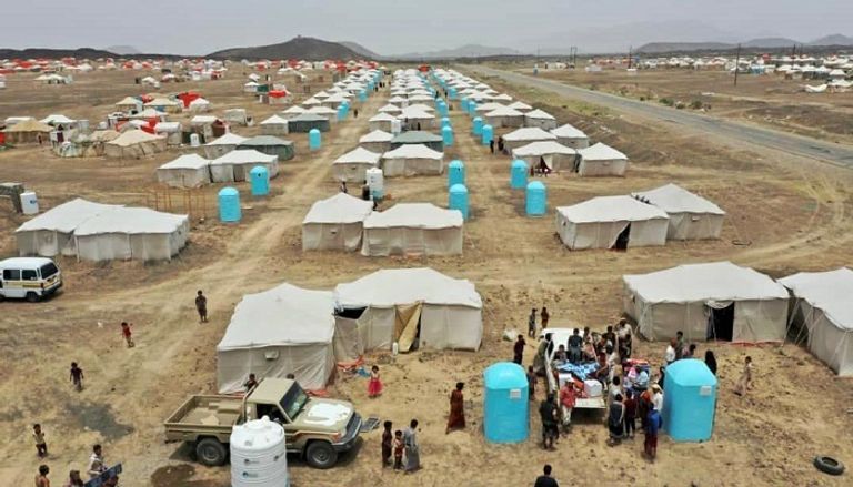 مخيمات النازحين في اليمن- أرشيفية