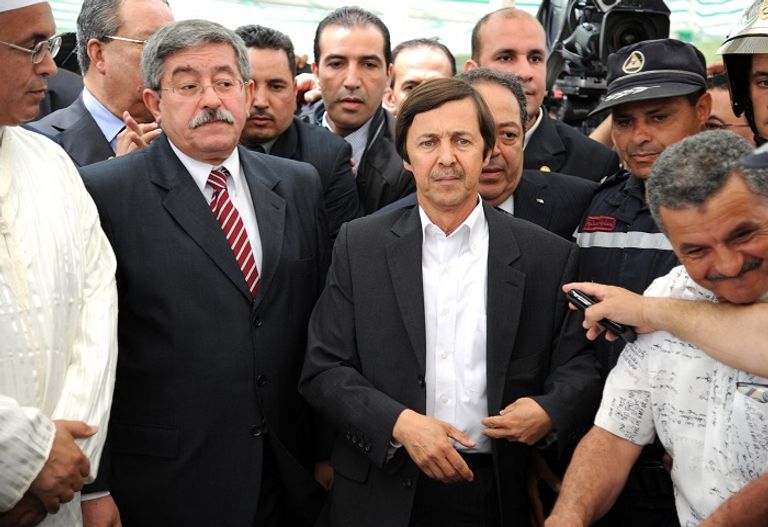 السعيد بوتفليقة مع رئيس الوزراء الجزائري الأسبق أحمد أويحيى