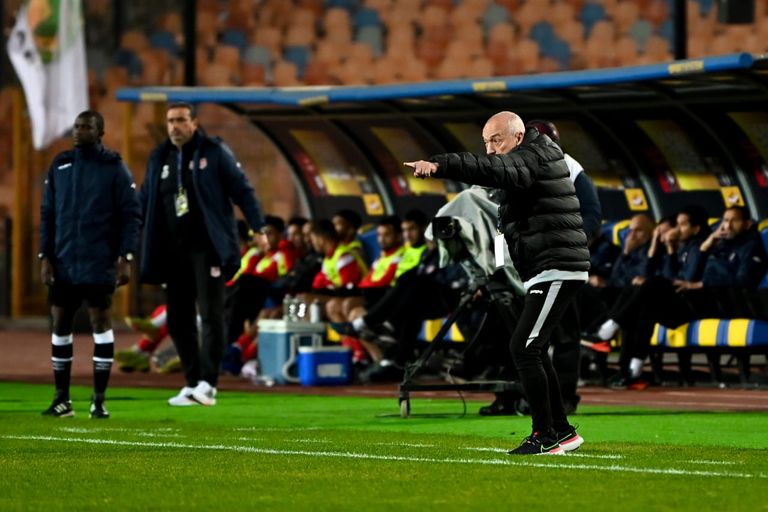 من مباراة الزمالك وشباب بلوزداد