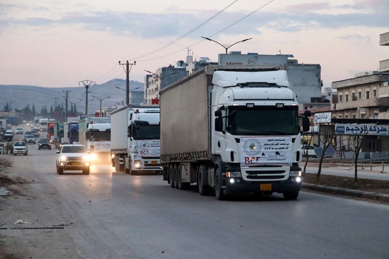 آثار الزلزال في سوريا