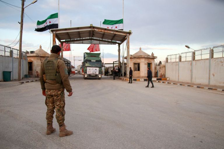 آثار الزلزال في سوريا