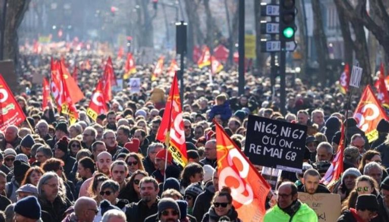 مظاهرات عمالية سابقة في فرنسا