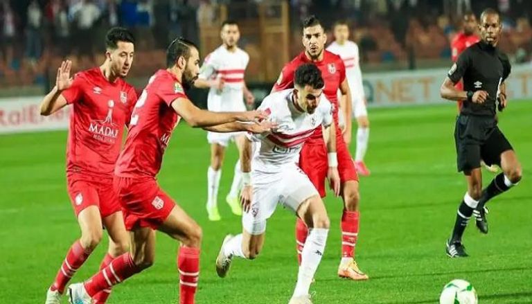 نتيجة مباراة الزمالك وشباب بلوزداد الجزائري