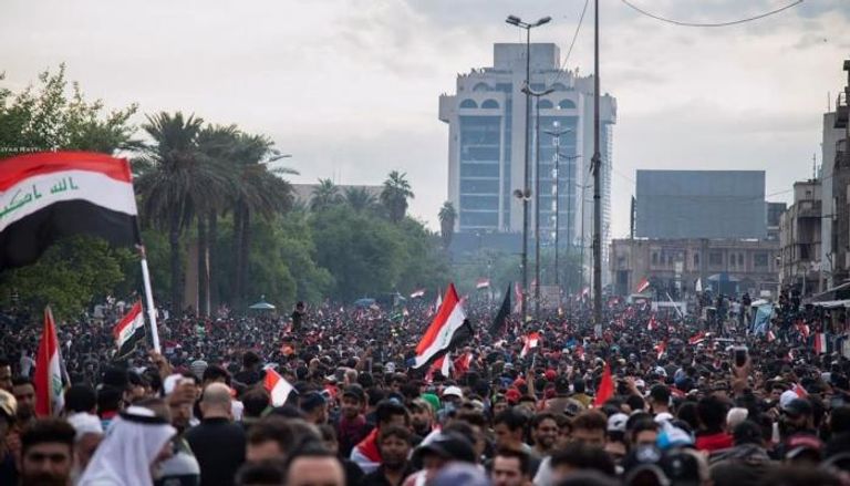 احتجاجات خريف 2019 وسط العاصمة بغداد