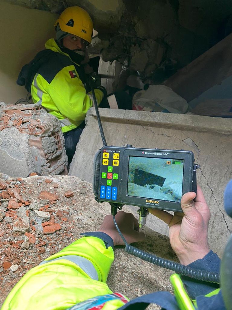 جانب من المساعدات الإماراتية لمتضرري زلزال سوريا وتركيا