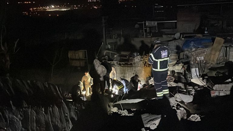 جانب من المساعدات الإماراتية لمتضرري زلزال سوريا وتركيا