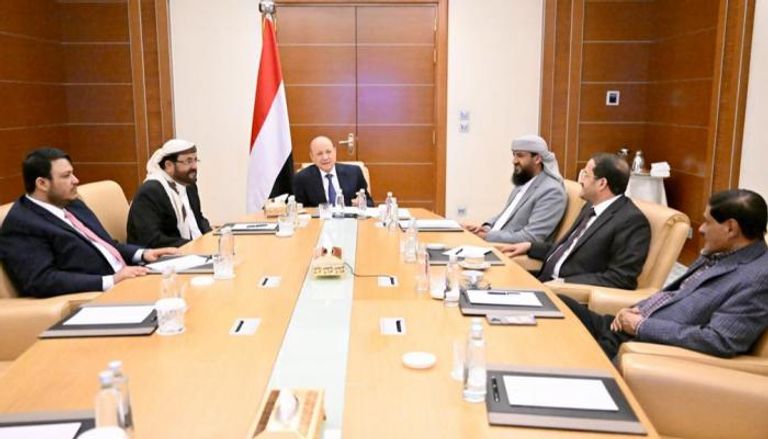 اجتماع مجلس القيادة الرئاسي في اليمن