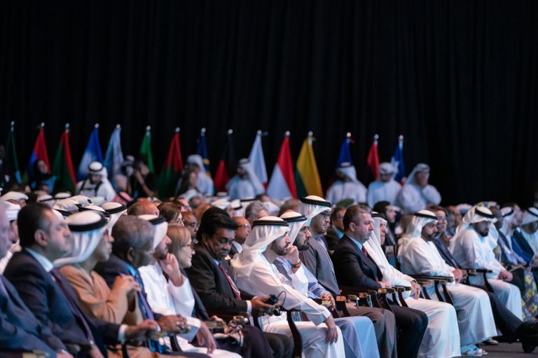 الرئيس المصري عبدالفتاح السيسي في القمة العالمية للحكومات