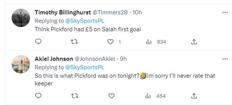 السخرية من بيكفورد محمد صلاح نجم ليفربول