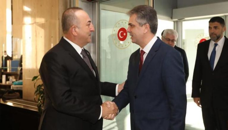 وزير الخارجية الإسرائيلي ونظيره التركي