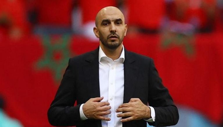 وليد الركراكي مدرب منتخب المغرب