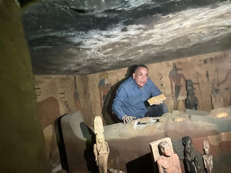 المقبرة المزيفة في بني سويف