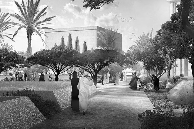 بيت العائلة الإبراهيمية في جزيرة السعديات بأبوظبي