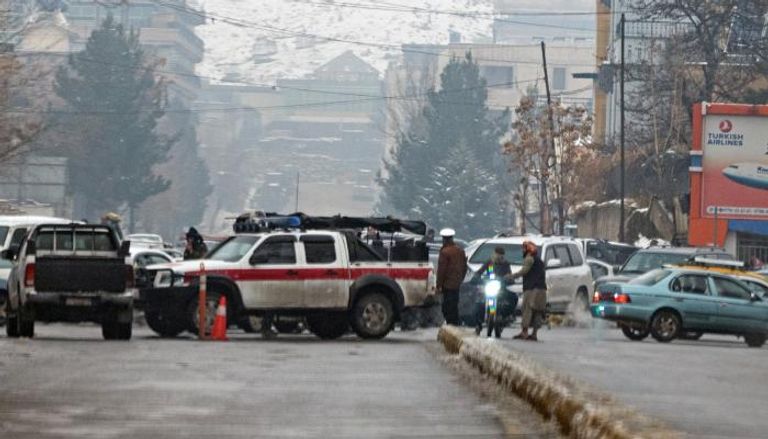 أمن طالبان يغلق طريقا عقب تفجير قرب وزارة الخارجية- أرشيفية