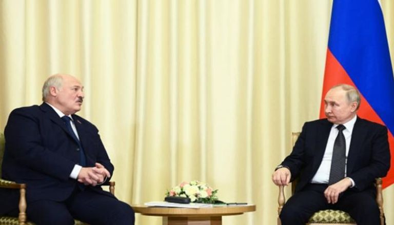 جانب من لقاء بوتين ولوكاشينكو
