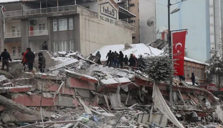 الزلزال خلف دمارا واسعا في تركيا