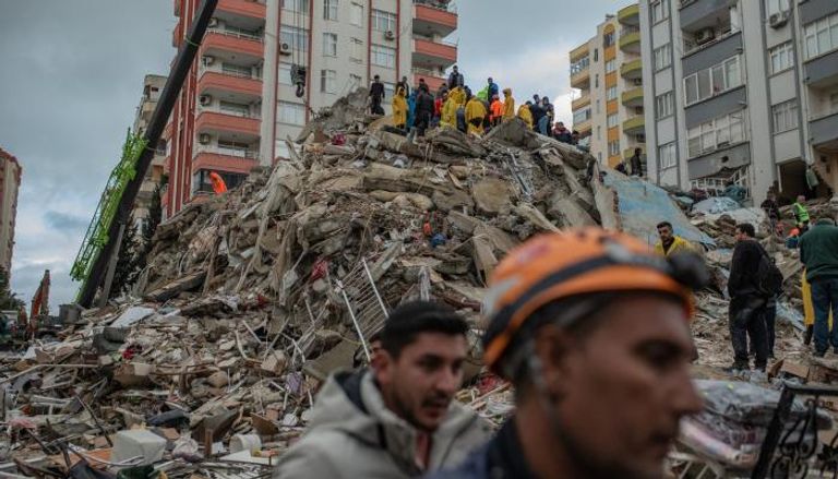 جانب من أضرار زلزال تركيا
