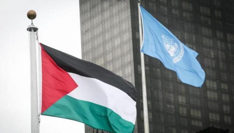 علم فلسطين بالأمم المتحدة