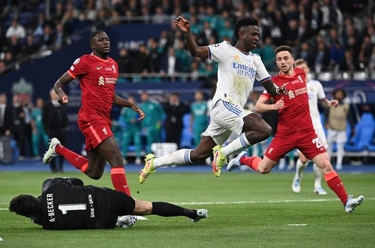 مباراة ليفربول وريال مدريد في نهائي دوري أبطال أوروبا 2021-2022 أنشيلوتي وفينيسيوس في مباراة ليفربول وريال مدريد