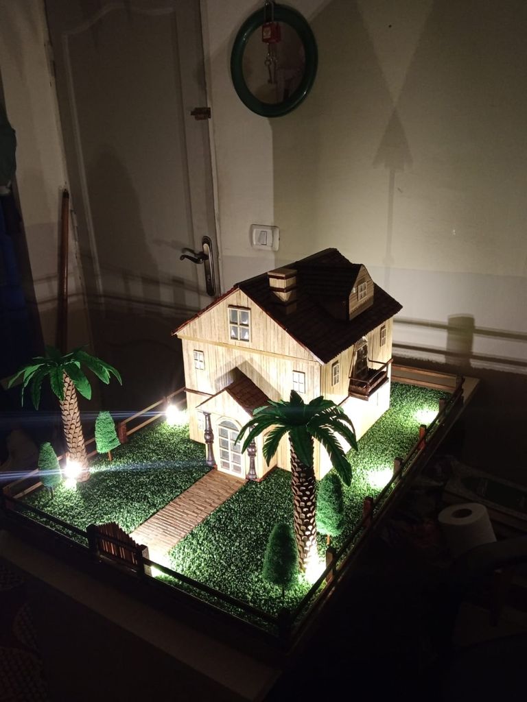 مجسم قلعة قايتباي باستخدام المشابك