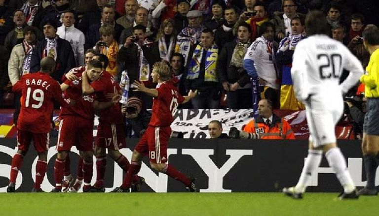 ليفربول ضد ريال مدريد في دوري أبطال أوروبا 2009