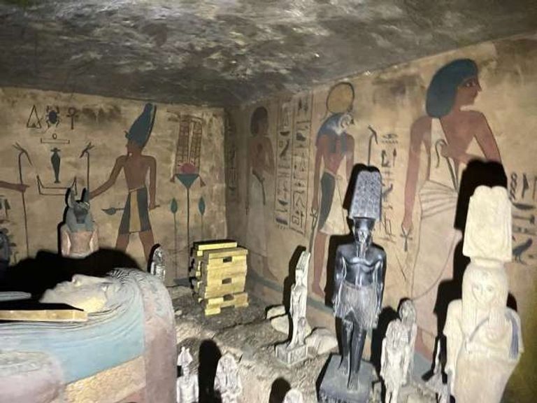 المقبرة المزيفة في بني سويف