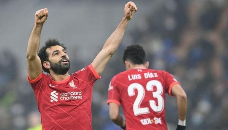محمد صلاح في مباراة ليفربول وإنتر ميلان في دوري أبطال أوروبا 2022