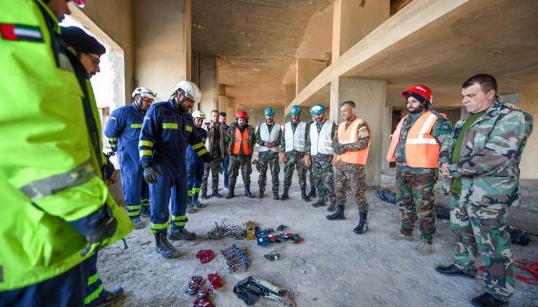 فريق الإمارات للبحث والإنقاذ يواصل مهمته في سوريا
