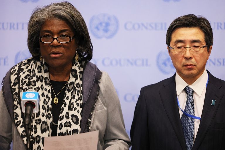 جانب من كلمة ليندا توماس غرينفيلد بمجلس الأمن