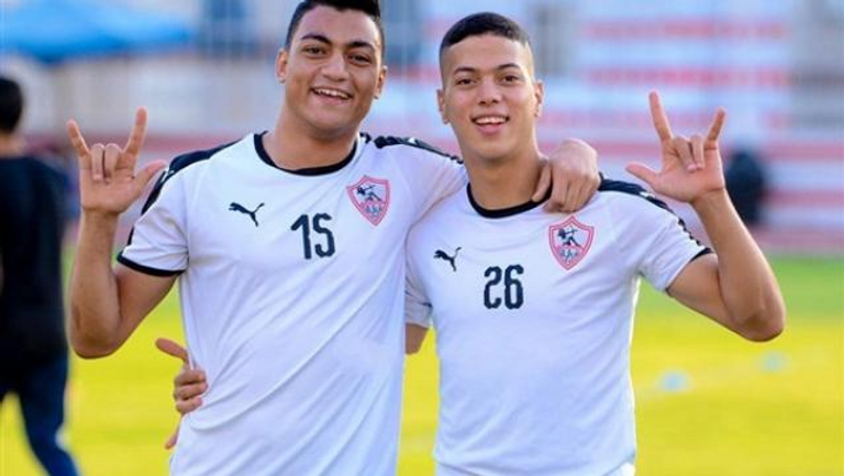 إمام عاشور ومصطفى محمد إمام عاشور لاعب ميتييلاند الدنماركي