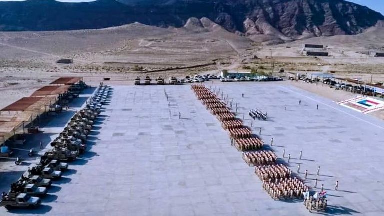 جانب من تخرج إحدى الدفعات العسكرية باليمن