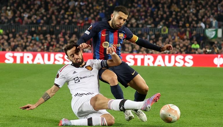  مباراة مانشستر يونايتد وبرشلونة في الدوري الأوروبي 2023 - أرشيفية