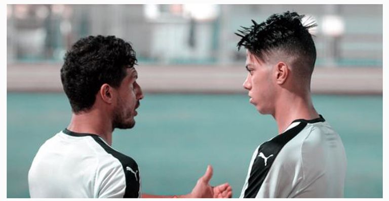 إمام عاشور وطارق حامد الزمالك - الدوري المصري