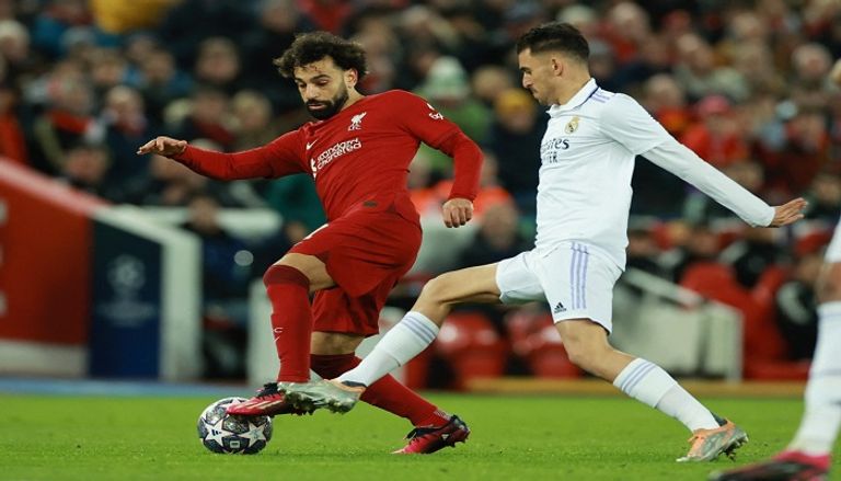 محمد صلاح محمد صلاح من مباراة ريال مدريد وليفربول