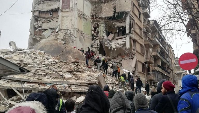 الزلزال فاقم معاناة سكان حلب - أرشيفية
