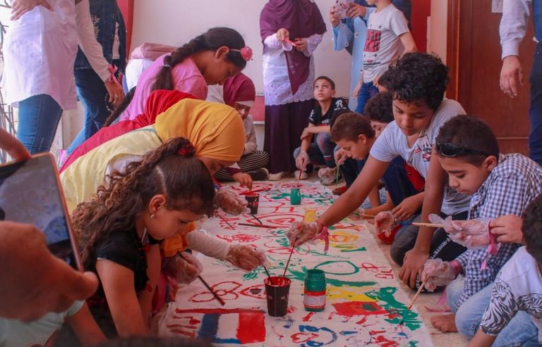 جانب من تعليم تلاميذ المدارس المجتمعية - أرشيفية