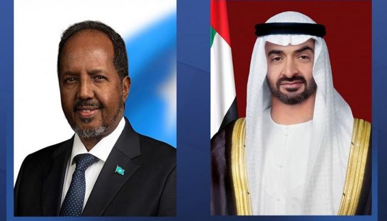 الشيخ محمد بن زايد آل نهيان والرئيس الصومالي- وام