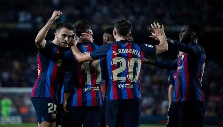 برشلونة مانشستر يونايتد وبرشلونة - الدوري الأوروبي