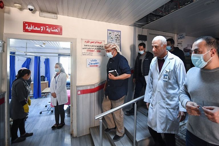 جانب من زيارة الوفد الطبي الإماراتي إلى سوريا