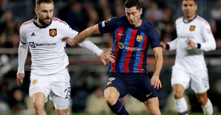 مانشستر يونايتد وبرشلونة برشلونة ومانشستر يونايتد