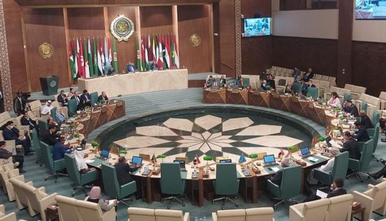 اجتماع جامعة الدول العربية على مستوى المندوبين من أجل فلسطين 