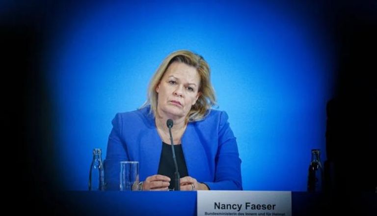 وزيرة الداخلية الألمانية نانسي فيسر - أرشيفية