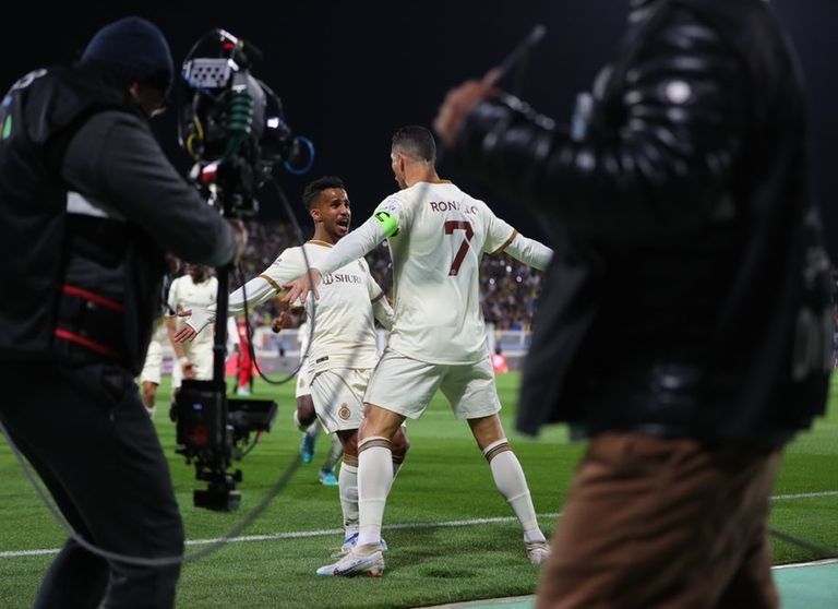 هاتريك كريستيانو رونالدو الجديد مع النصر