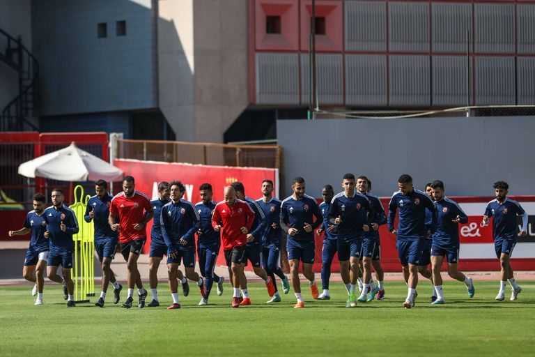 تدريبات الأهلي قبل مواجهة صن داونز