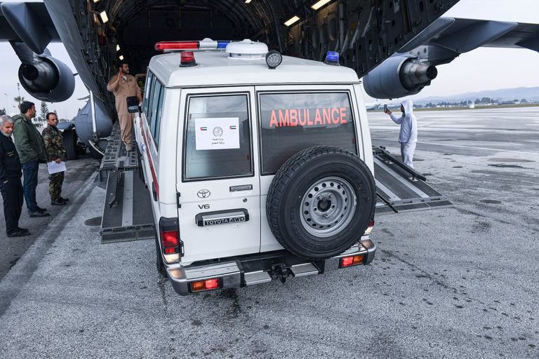 سيارات متطورة هدية من الإمارات لسوريا