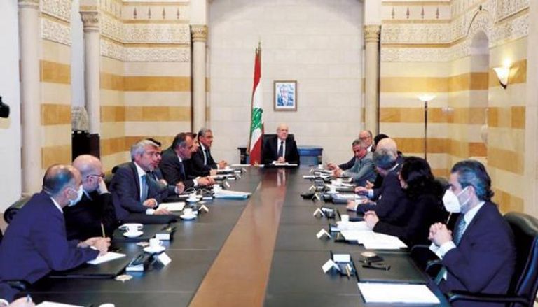 جلسة سابقة لمجلس وزراء لبنان 