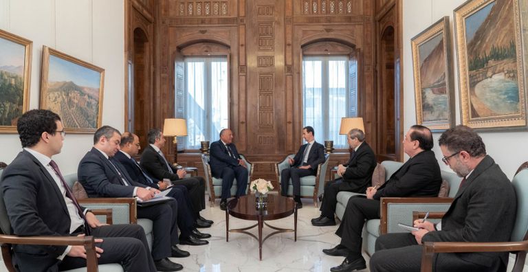 وزير الخارجية المصري يزور سوريا وتركيا 