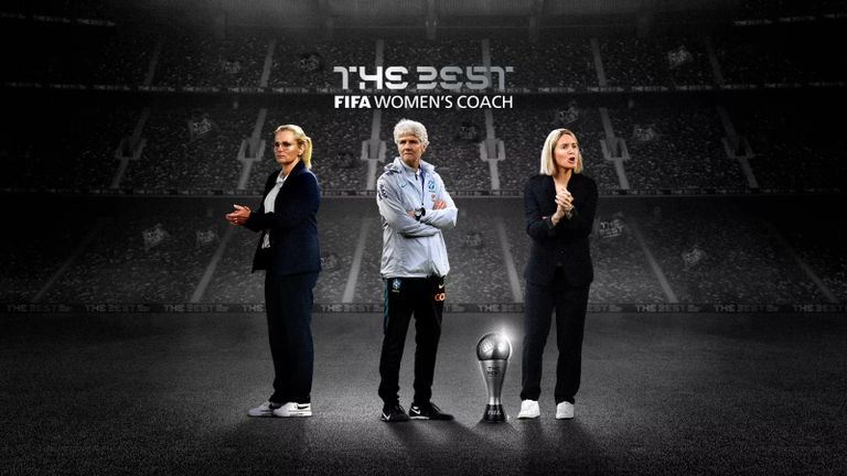 قائمة المرشحين لجائزة أفضل مدرب سيدات في العالم ٢٠٢٢ جائزة أفضل لاعب في العالم